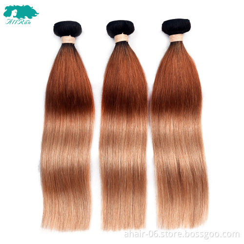 factory wholesale real 100% human hair extensions 1b-30-27 peruvian hair virgin